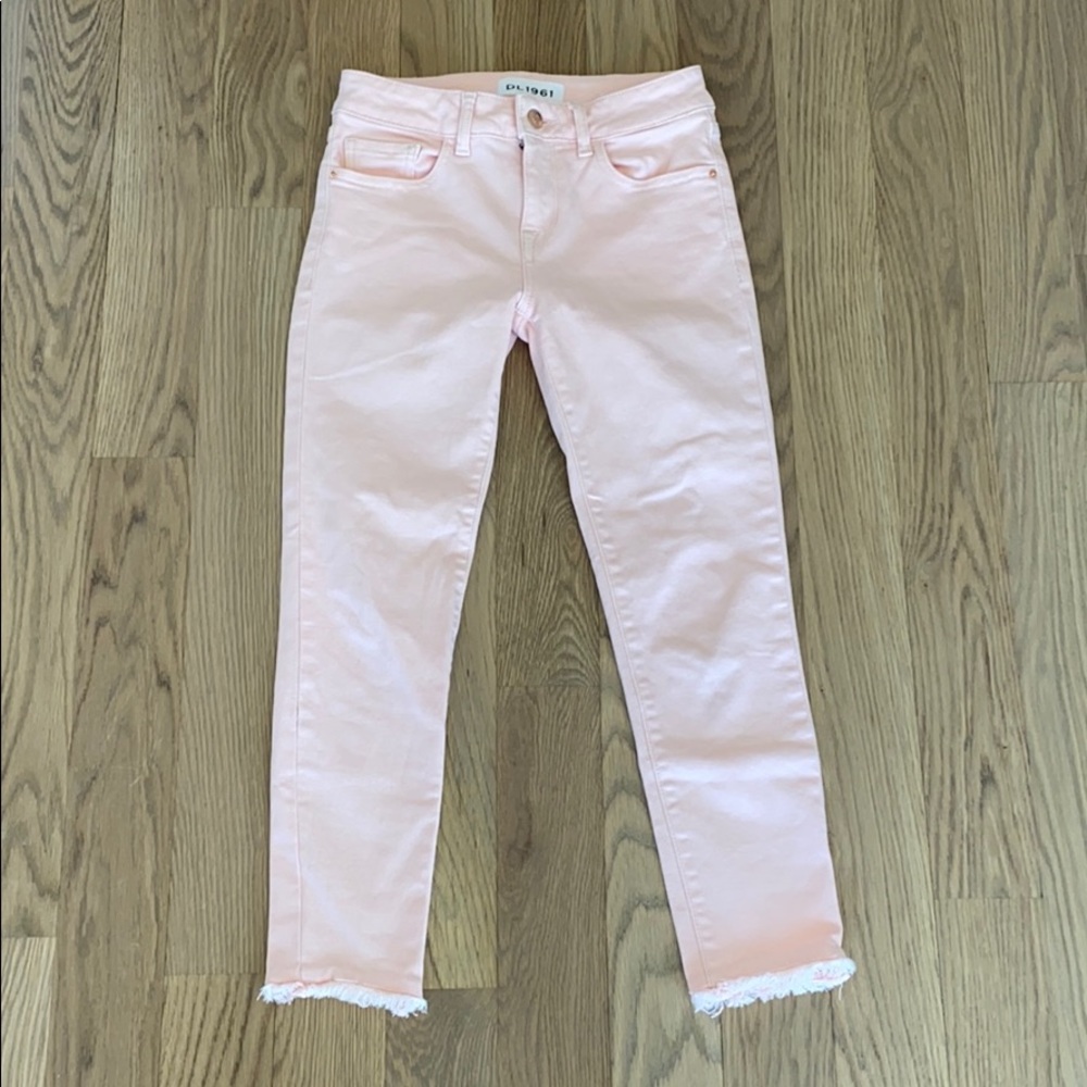 LIGHT PINK Dl1961 SKINNY JEANS